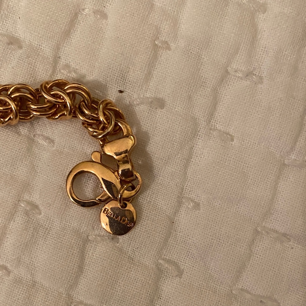Rose Gold-Tone Rope Chain Bracelet